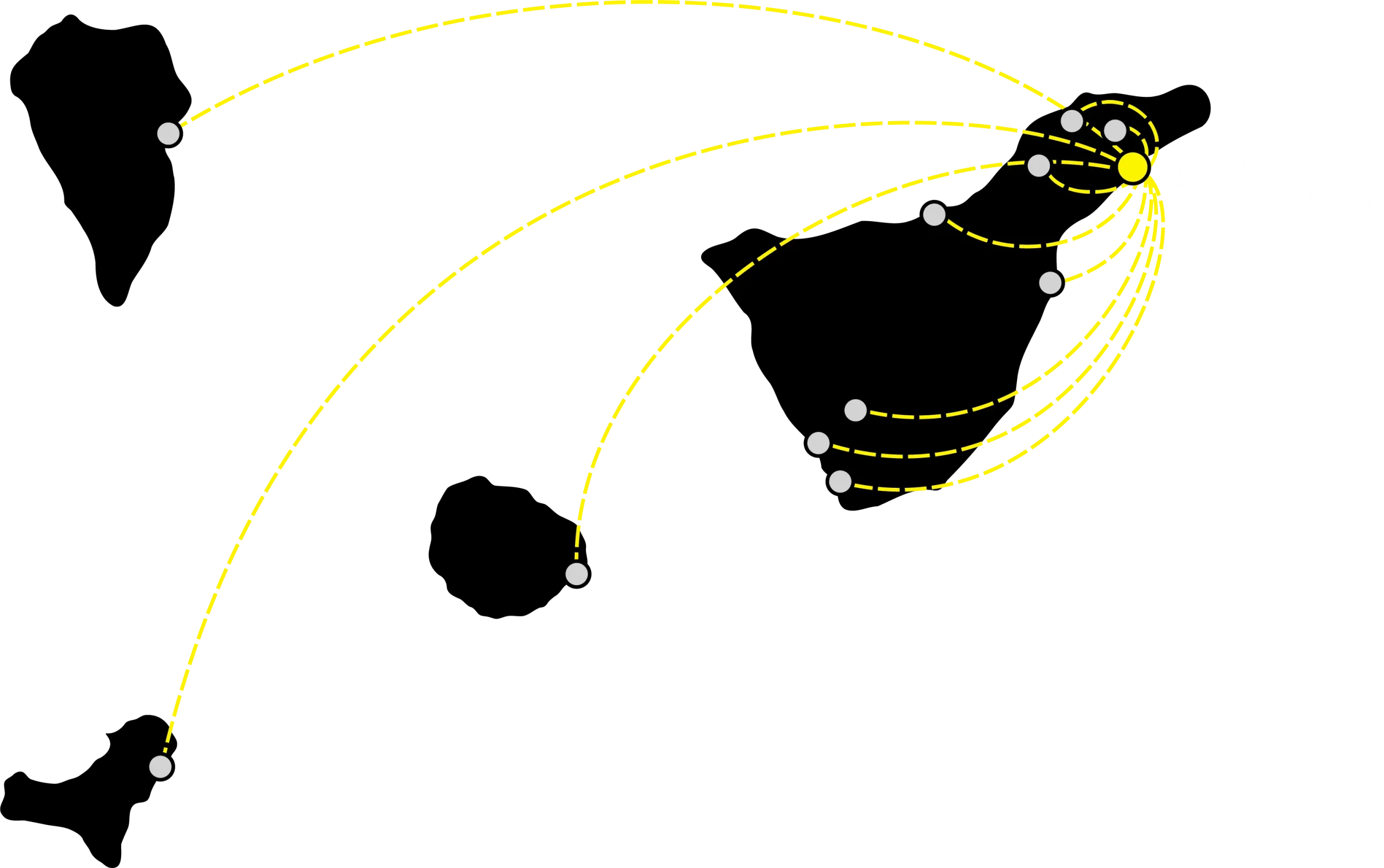 Imagen ubicación dentistas en la provincia de Santa Cruz de Tenerife